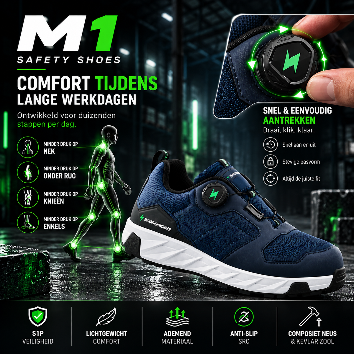 Marathonworker M1 – S1P Werkschoen